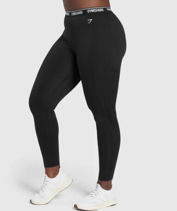 Online Gymshark Everyday Waistband Leggings Black