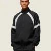 Online Gymshark everywear Coaches Track Jacket Black/TameGrey