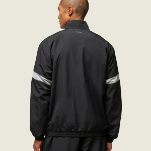 Online Gymshark everywear Coaches Track Jacket Black/TameGrey