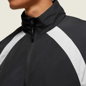 Online Gymshark everywear Coaches Track Jacket Black/TameGrey