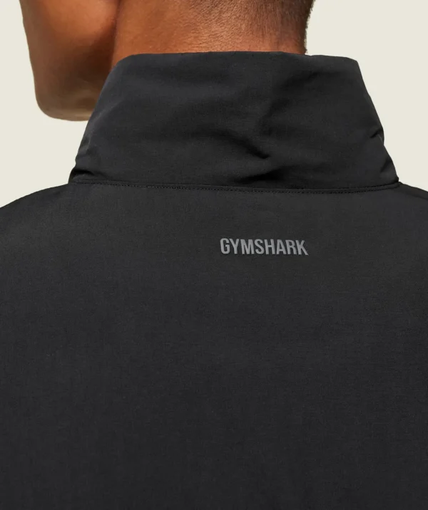 Online Gymshark everywear Coaches Track Jacket Black/TameGrey