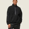 Online Gymshark everywear Half Zip Sherpa Jacket Black