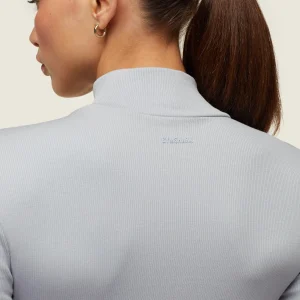 Online Gymshark everywear Long Sleeve Ribbed Turtle Neck IceGrey