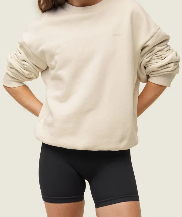 Outlet Gymshark everywear Relaxed Sweatshirt OatWhite