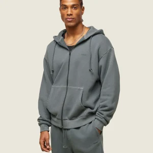 Clearance Gymshark everywear Relaxed Zip Hoodie SlateTeal