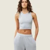 Fashion Gymshark everywear Ribbed Body Tank IceGrey