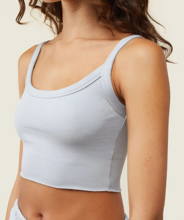 Clearance Gymshark everywear Ribbed Tank IceGrey