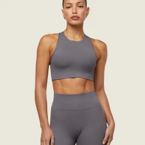 New Gymshark everywear Seamless Sports Bra BrushedGrey