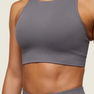 New Gymshark everywear Seamless Sports Bra BrushedGrey