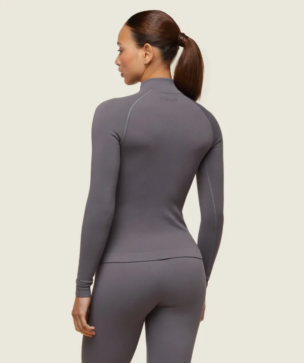 Best Gymshark everywear Seamless Turtleneck BrushedGrey