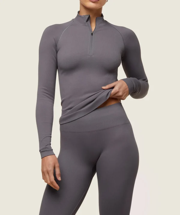 Best Gymshark everywear Seamless Turtleneck BrushedGrey