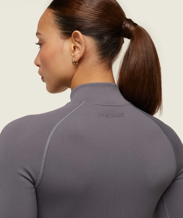 Best Gymshark everywear Seamless Turtleneck BrushedGrey