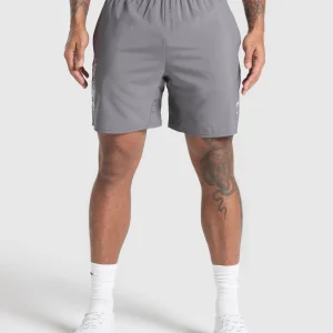 Clearance Gymshark Fitness Apparel 7" Shorts BrushedGrey