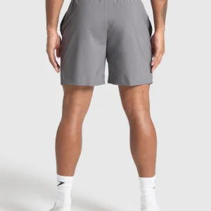 Clearance Gymshark Fitness Apparel 7" Shorts BrushedGrey