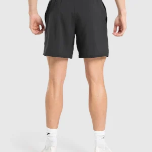 Online Gymshark Fitness Graphic Shorts Black