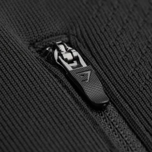 Outlet Gymshark Flat Knit Zip Up Hoodie Black