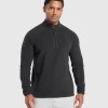 Discount Gymshark Fleece 1/4 Zip Black