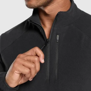 Discount Gymshark Fleece 1/4 Zip Black