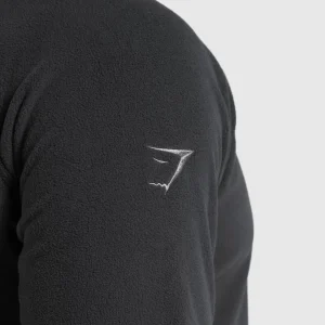 Discount Gymshark Fleece 1/4 Zip Black