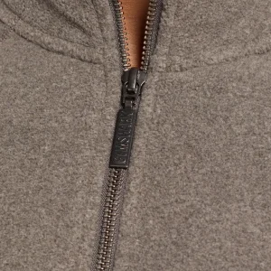 Hot Gymshark Fleece 1/4 Zip CamoBrown/SandBrown