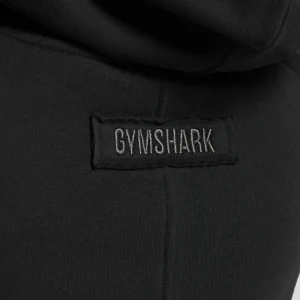 Best Gymshark Fleece Crop Pullover Black