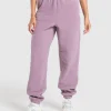 Fashion Gymshark Fleece Joggers SoftPurple