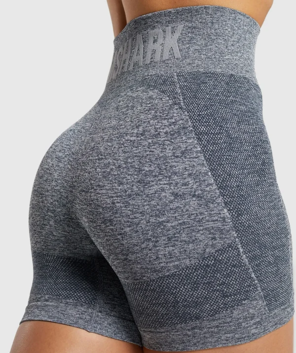 Best Gymshark Flex Shorts TitaniumBlue/PitchGrey