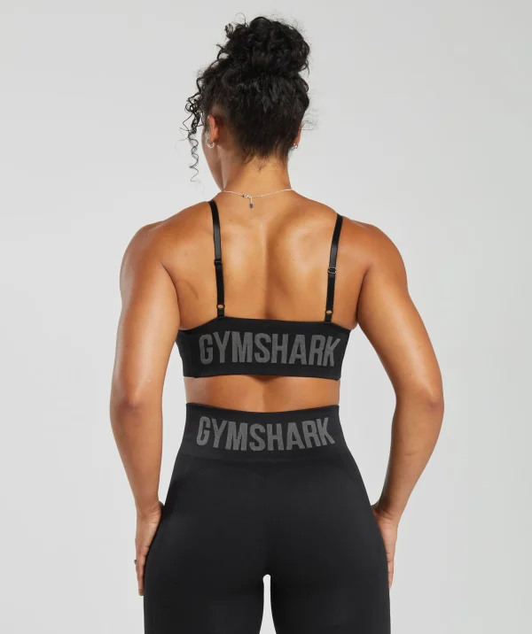 New Gymshark Flex Strappy Sports Bra Black