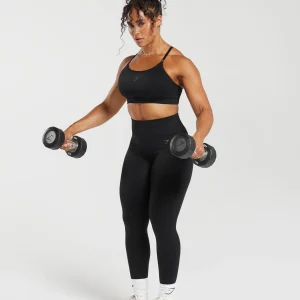 New Gymshark Flex Strappy Sports Bra Black