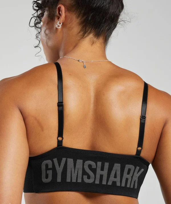 New Gymshark Flex Strappy Sports Bra Black