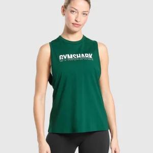 Fashion Gymshark Fraction Tank ConditioningGreen