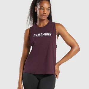 Best Gymshark Fraction Tank DepthPurple