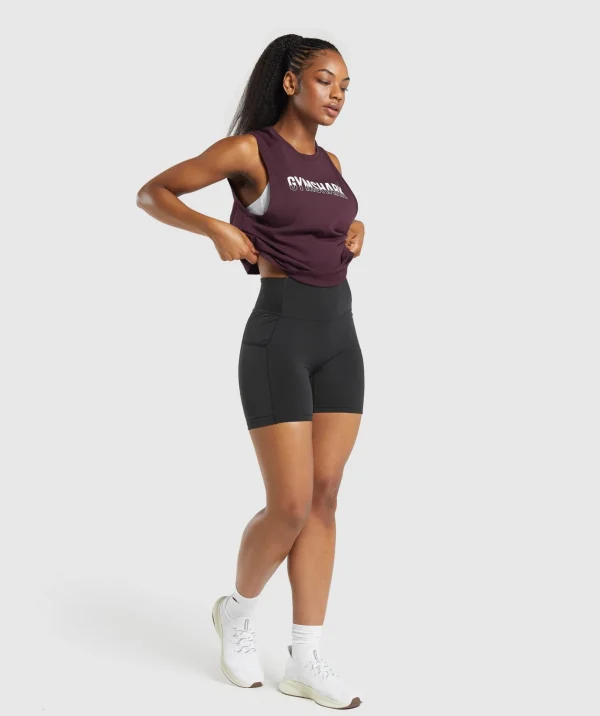 Best Gymshark Fraction Tank DepthPurple