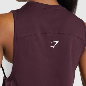 Best Gymshark Fraction Tank DepthPurple