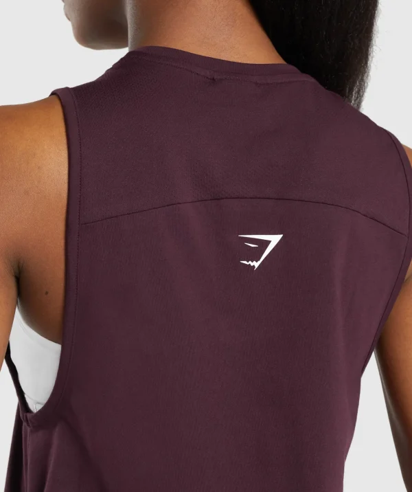 Best Gymshark Fraction Tank DepthPurple