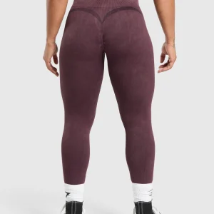 Sale Gymshark Gains Seamless Leggings DepthPurple