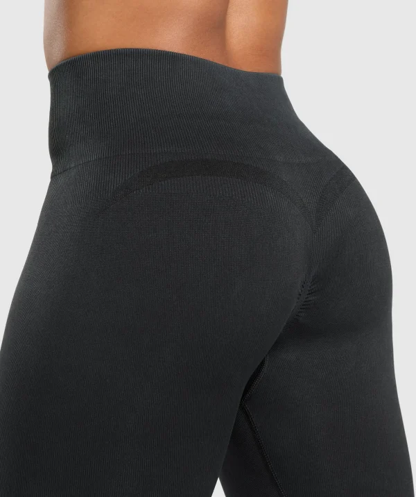 Discount Gymshark Gains Seamless Leggings Black