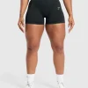 Online Gymshark Gains Seamless Shorts Black