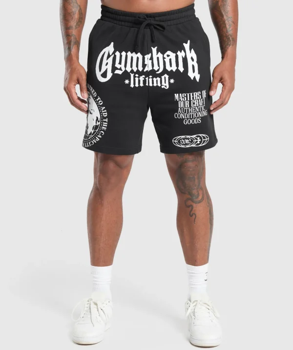 New Gymshark Global Lifting Shorts Black