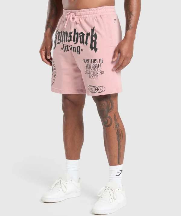 Online Gymshark Global Lifting Shorts LightPink