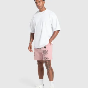 Online Gymshark Global Lifting Shorts LightPink