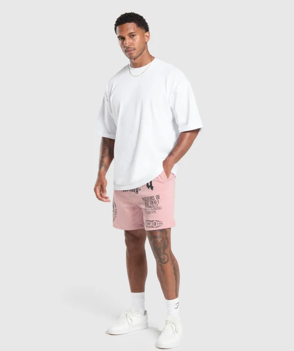 Online Gymshark Global Lifting Shorts LightPink