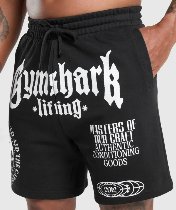 New Gymshark Global Lifting Shorts Black