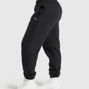 Clearance Gymshark Graphic Reaper Oversized Joggers Black