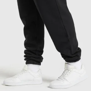 Clearance Gymshark Graphic Reaper Oversized Joggers Black