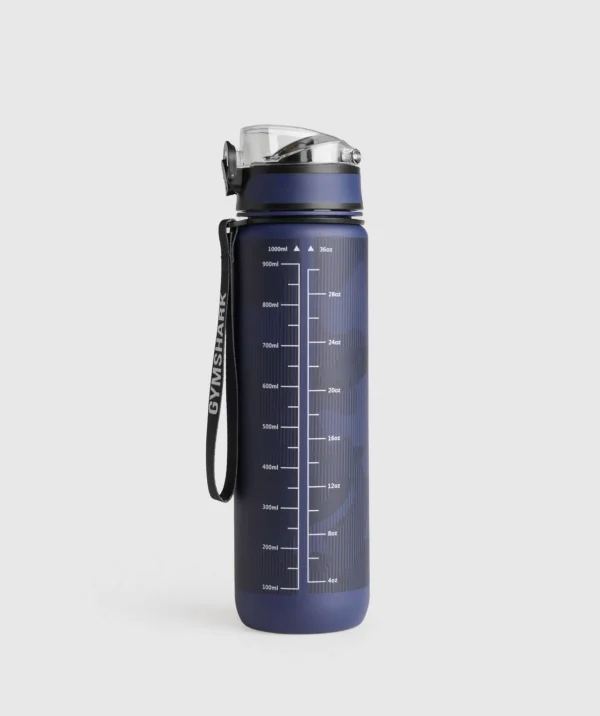 Outlet Gymshark Graphic Sports Bottle AshBlue