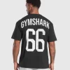 Online Gymshark GS66 Graphic Oversized T-Shirt Black