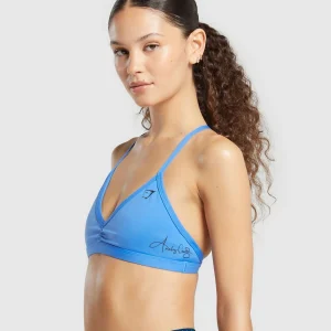 Discount Gymshark GS x Analis Sports Bra LatsBlue