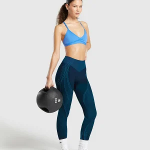 Discount Gymshark GS x Analis Sports Bra LatsBlue