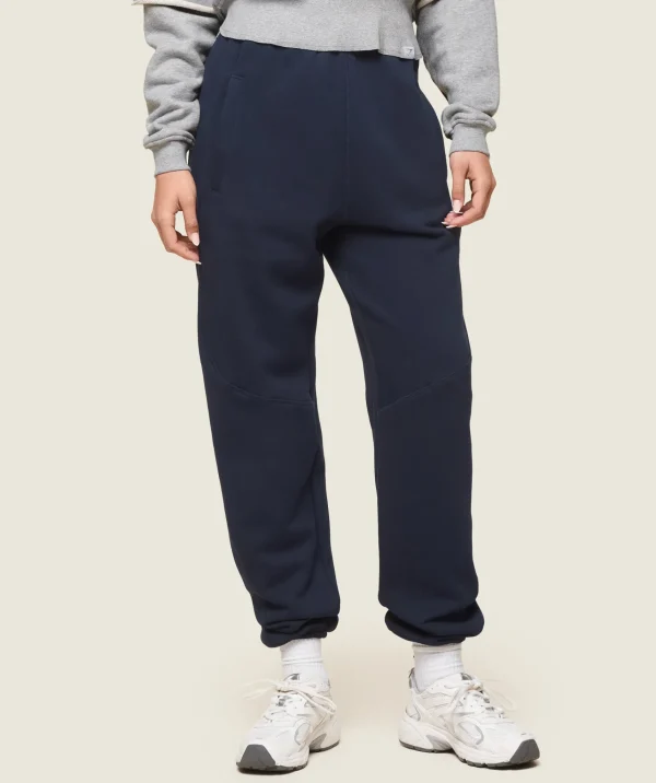 New Gymshark GS x Leana Deeb Oversized Joggers MidnightBlue